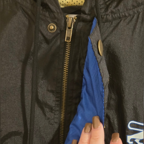 Detroit Lions Throwback Half Zip Wind Breaker - 3X - Picture 8 of 12